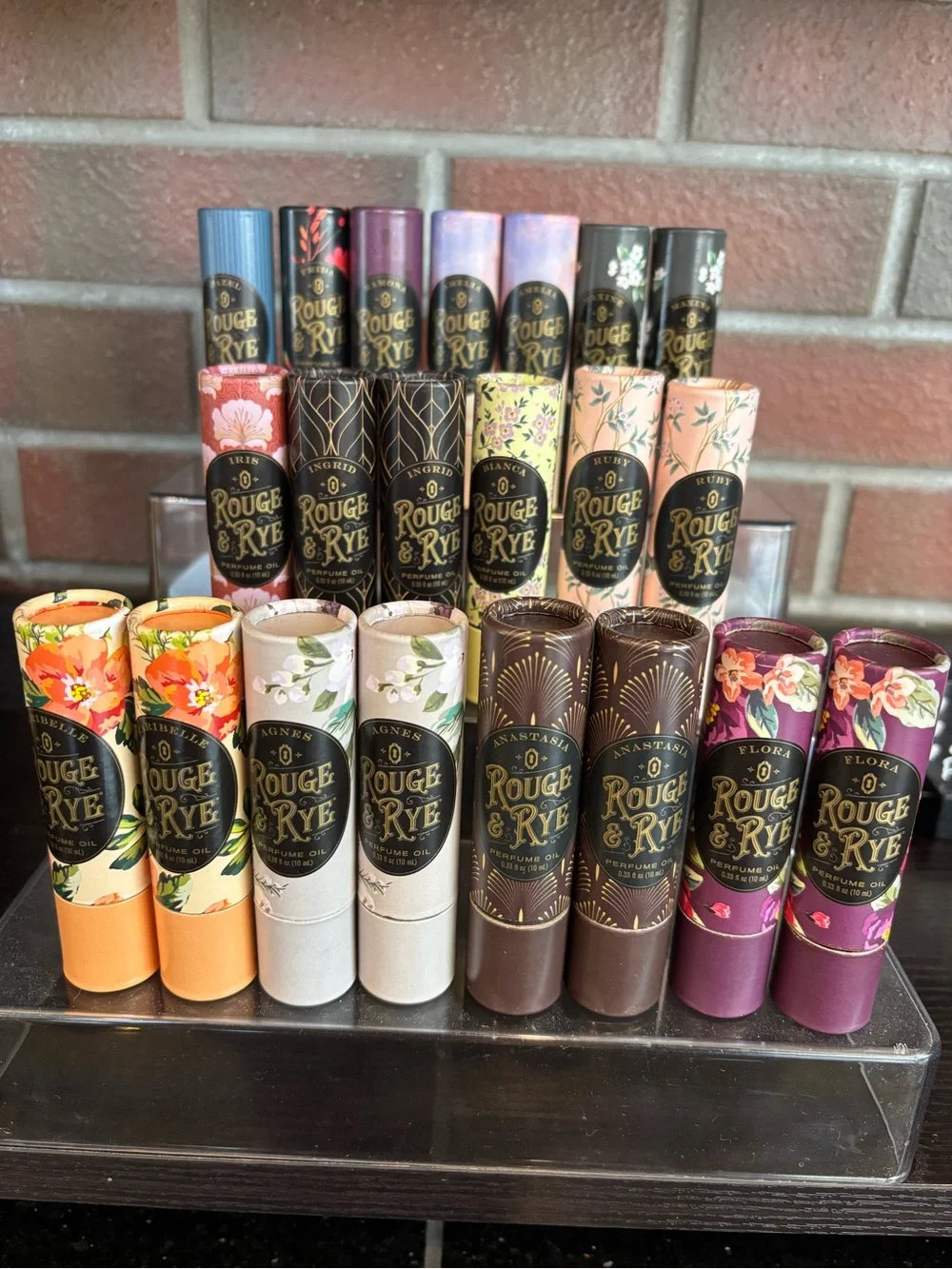Liquidation Sale lot of 21 perfume rollers, Rouge & Rye New retail value $420